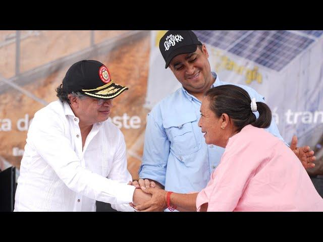 Lanzamiento de 80 comunidades energéticas en Uribia, La Guajira.