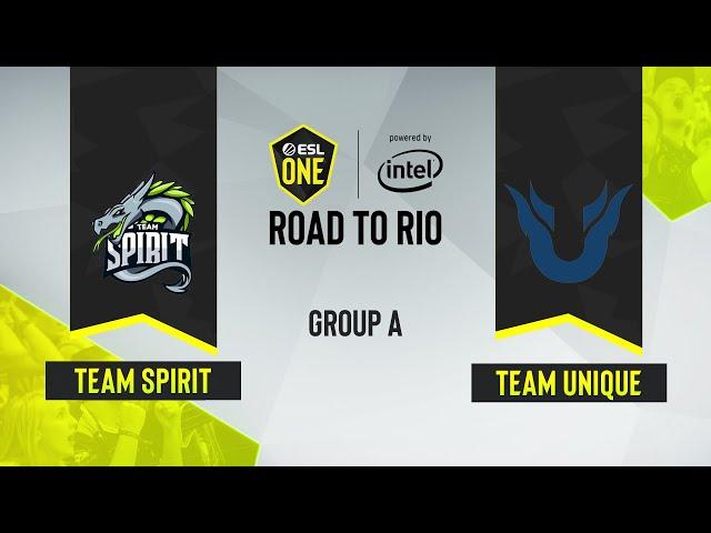 CS:GO - Team Spirit vs. Team Unique [Train] Map 1 - ESL One Road to Rio - Group A - CIS