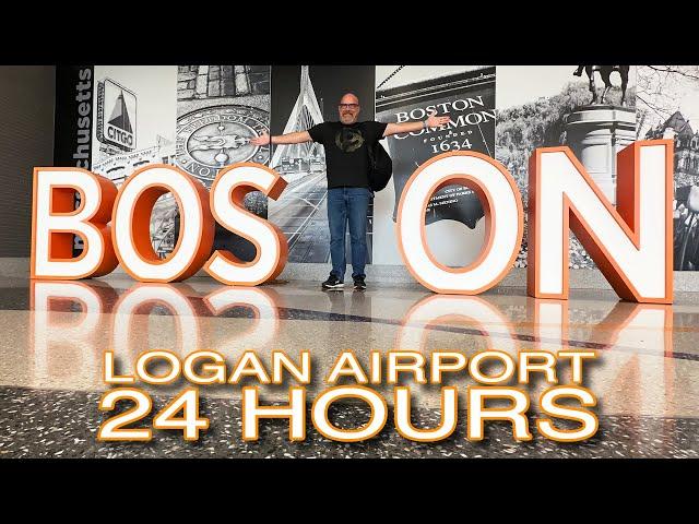 Living at BOSTON LOGAN Airport for 24 HOURS (Part 1)