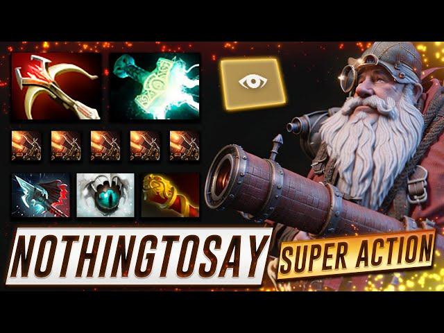 NothingToSay Sniper Super Action - Dota 2 Pro Gameplay [Watch & Learn]