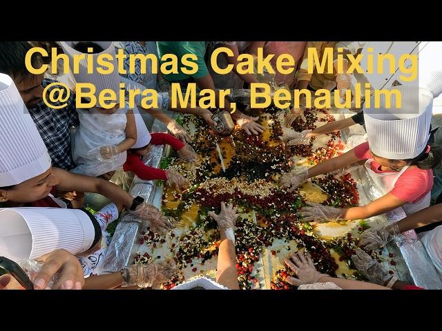 Christmas Cake Mixing @ Beira Mar resort, Benaulim Beach, South Goa