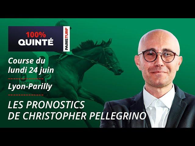 Pronostics Quinté PMU - 100% Quinté du Lundi 24 juin à Lyon-Parilly