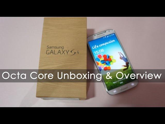 Samsung Galaxy S4 White Octa Core Unboxing (Indian Retail Unit) GT-I9500