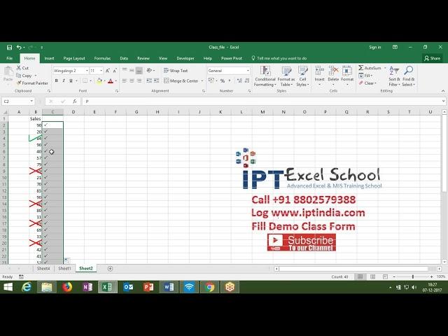 Advanced Excel Training in English with Sujeet Kumar