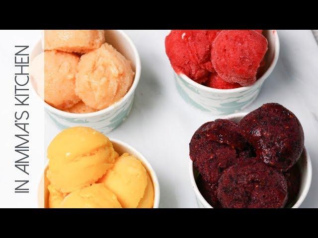 4 Easy Sorbet Recipes | Without ice-cream Maker