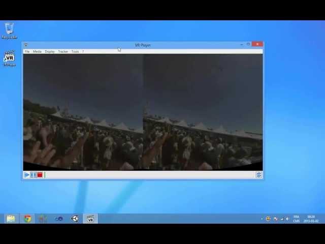VR Player spherical video example with Oculus Rift