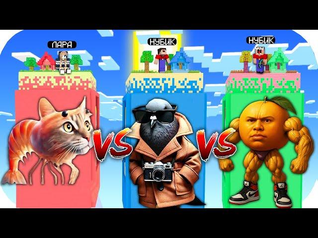 ЧАНК ШПИОНИРО ГОЛУБИРО vs ЧАНК ТРИПИТРОПА vs УДИНДИНДИНДУН В МАЙНКРАФТ!
