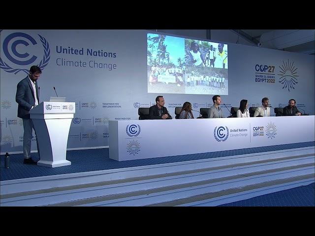 Beach Collective speech at COP27