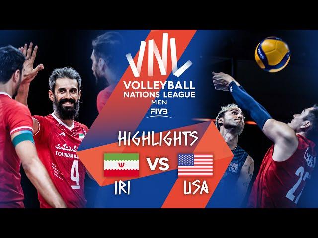 IRI vs. USA - Highlights Week 3 | Men's VNL 2021