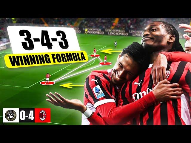 How Sérgio Conceição Reinvented Milan With The 3-4-3 Formation - Udinese 0-4 Milan