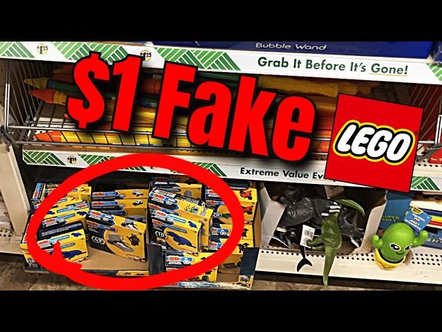 Buying $1 FAKE LEGO From the DOLLAR STORE!