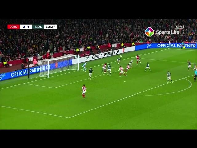 Raheem Sterling AMAZING first GOAL for Arsenal FC vs Bolton Wanderers