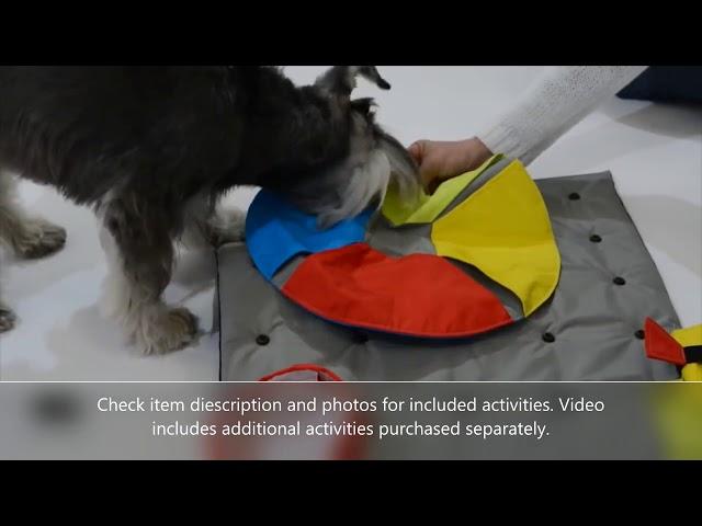 Buster Canvas Activity Snuffle Mat Starter Kit Interactive Dog Toy with 3 Activities Included