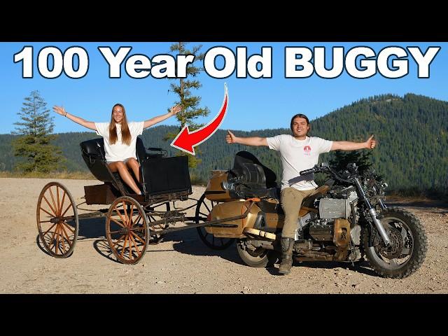 Buggy 100 miles Offroad towed by Goldwing + Overnight Camping