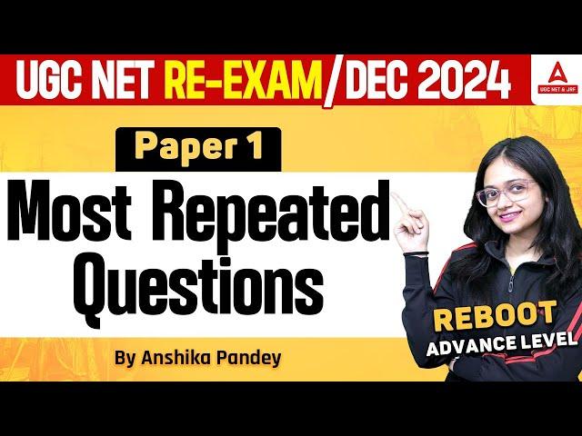 UGC NET PAPER 1 Revision | Most Repeated Questions By Anshika Pandey