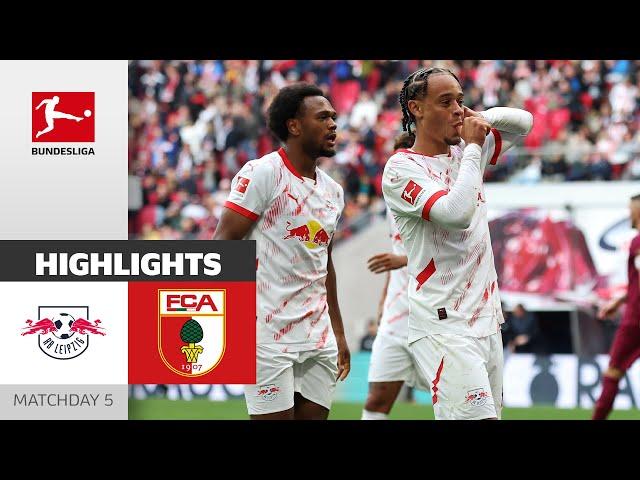 4-0 ! Demonstration of Power! | RB Leipzig - FC Augsburg 4-0 | Highlights | Matchday 5 – 2024/25