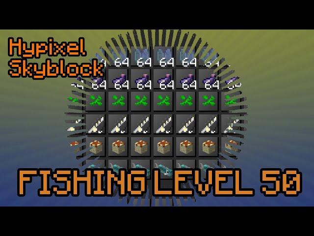 FISHING LEVEL 50  Hypixel Skyblock Deutsch | Multidissimo