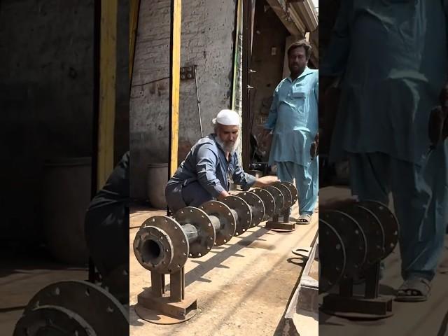 Rotavator Axle Being Straightened #rotavator #axle