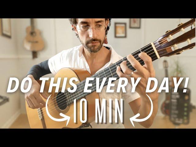 Do This SIMPLE Warm-Up To SPEED UP YOUR PROGRESS! 7 Guitar Exercises!