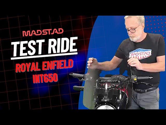 NEW! Madstad adjustable windshield plus flyscreen for Royal Enfield Interceptor 650