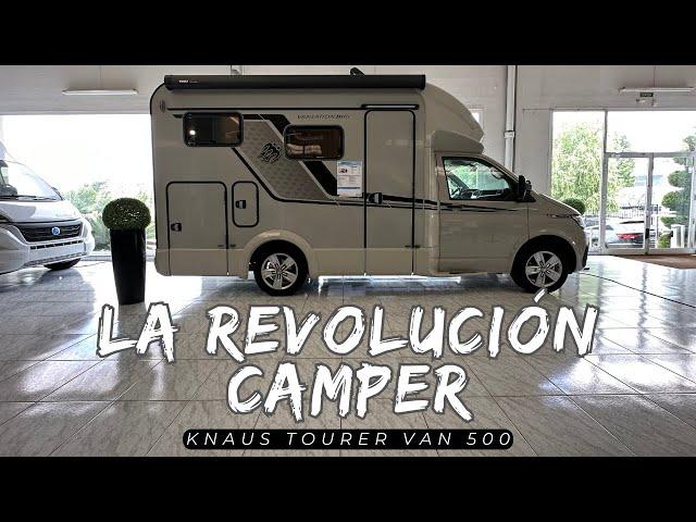 KNAUS TOURER VAN  La REVOLUCIÓN  del mundo camper :  GARAJE ,BAÑO COMPLETO Y 4 PLAZAS en 6 METROS