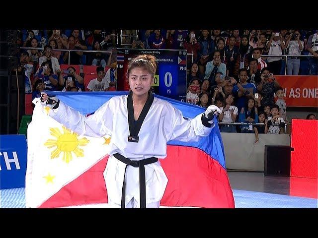 GOLD MEDAL for Pauline Lopez in the women's -57kg category of taekwondo | 2019 SEA Games