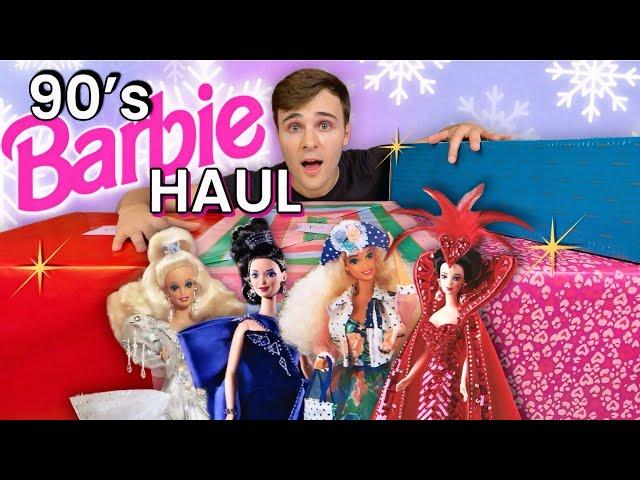 I Was Gifted A TON of 90's Barbies! Holiday, Bob Mackie, Teen Talk & More!