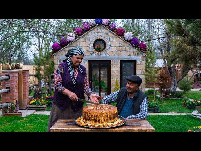 The King Dish of Azerbaijani Cuisine : SHAKH PILAF - With Beef and Pumpkin