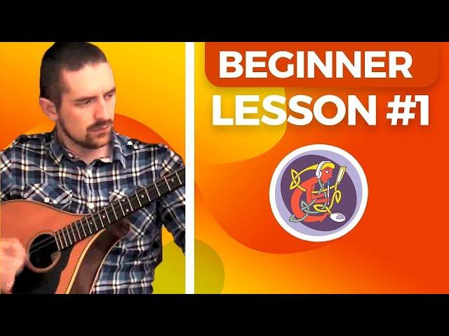 Irish Bouzouki Lesson #1 - [The Basics] Start Here