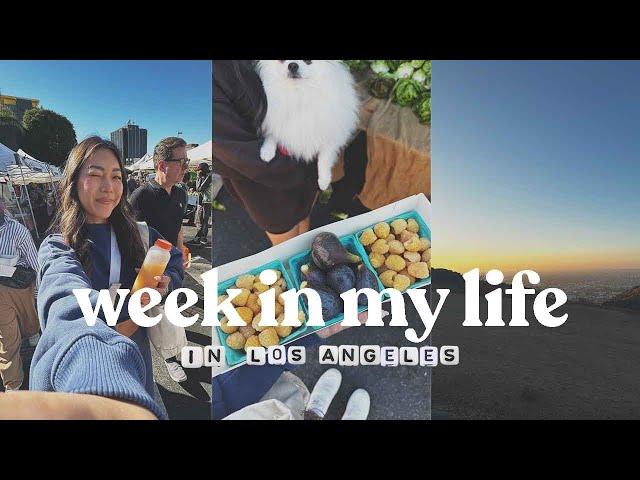 A Week in My Life in LA | Cookbook Launch, Self Care Routines, Farmer's Market with Friends