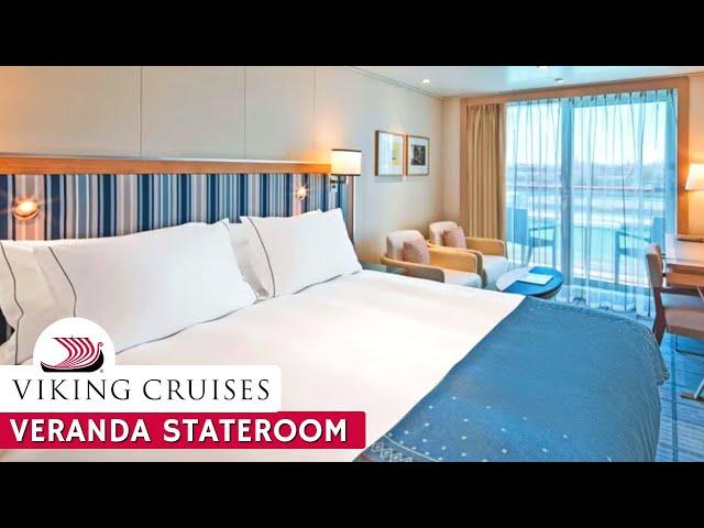 Viking Mars | Veranda Stateroom Walkthrough Tour & Review 4K | Viking Ocean Cruises