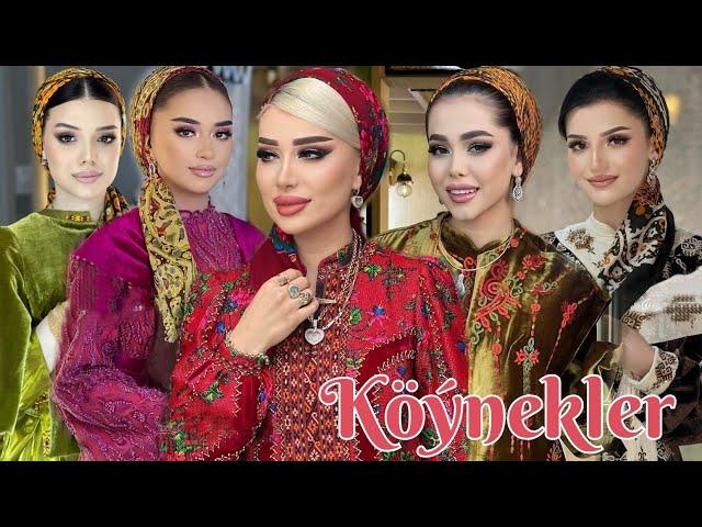 Her durli türkmen moda koynek fasonlar 2024 | Dresses for women | taze fasonlar 2024