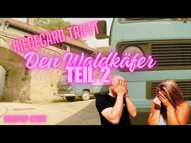 Hildegard trifft..| Inside Waldkäfer Teil 2| Roadtrip Story #waldkäfer #waldbus #vlog  #vwkäfer