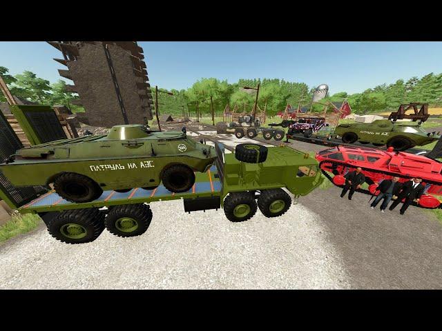 Delivering Army Tanks to Battle | Farming Simulator 22