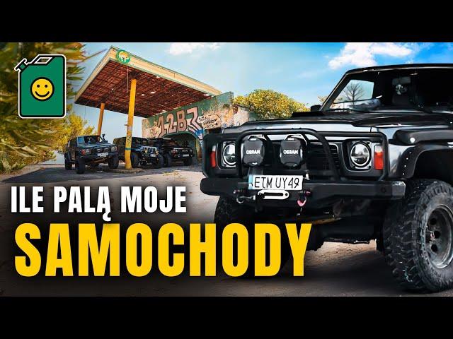 Ile Palą Moje Samochody - Patrol, Camaro, Isuzu Trooper, GAZ 66, STAR 744, Samurai, Frontera, Raptor