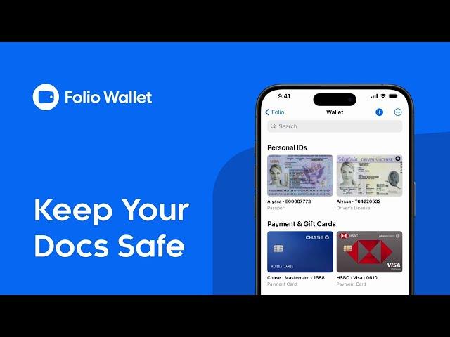 Folio Digital Wallet App — #1 Alternative to Apple Wallet and Google Wallet