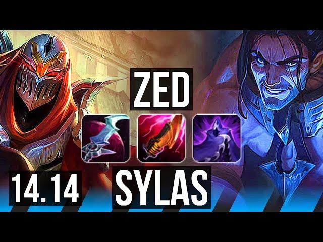 ZED vs SYLAS (MID) | 69% winrate, 49k DMG, Dominating | EUW Master | 14.14