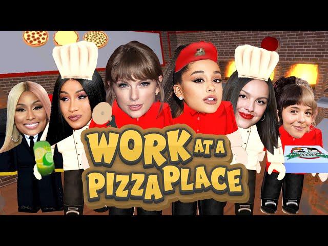 Celebrities Work at a Pizza Place