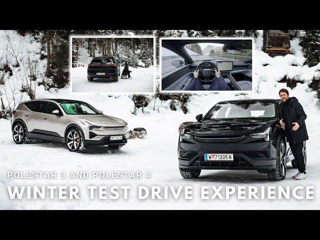 Polestar 3 and Polestar 4 Winter Driving Test – How They Handle the Cold!