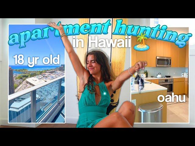 apartment hunting in hawaii at 18 (+empty house tour) || moving diaries