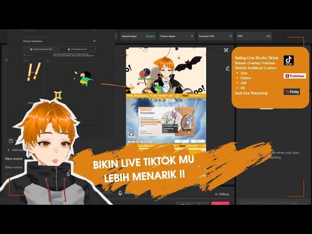 Bikin Tampilan Live Streaming Tiktok Mu lebih Menarik !! Notifikasi Custom ? #tiktoktutorial