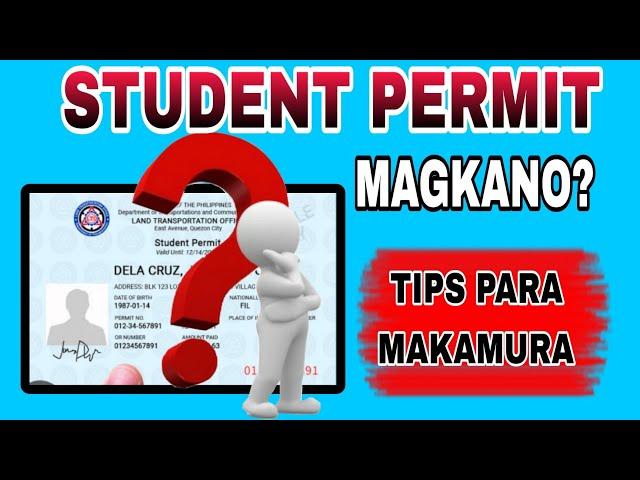 Student Permit magkano?