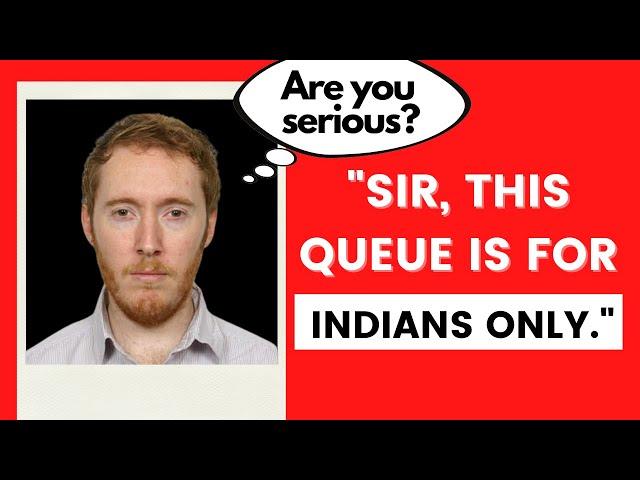 Travelling with an Indian passport | Misconceptions of a white Indian | Indian airports