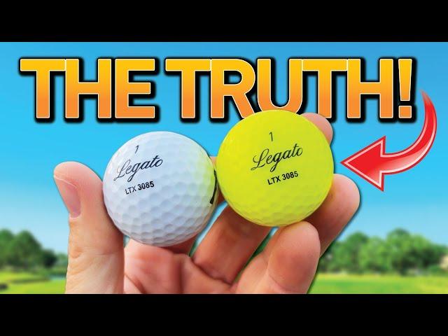 Yellow vs White Golf Balls - Does It Matter?