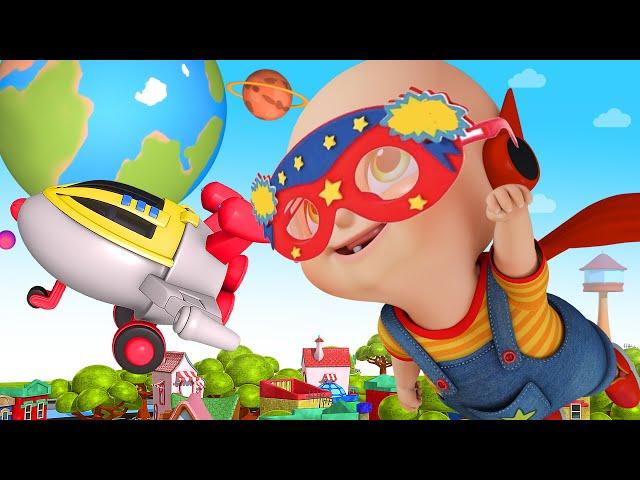 Natkhat Bobo Bana Super Hero | Super Hero Song | Do chuhe the | Hindi Rhymes for children |JugnuKids