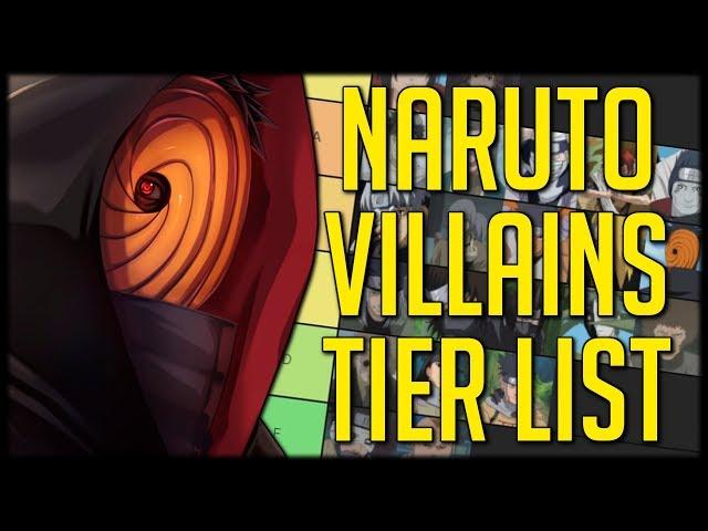 Naruto Villains Tier List