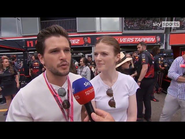 Kit Harington and Rose Leslie at the Grand Prix in Monaco in May 2022 | Video compilation 
