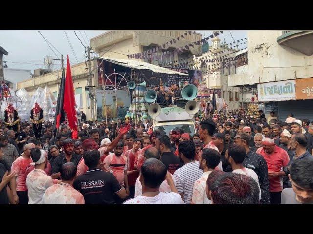 10 Muharram Matam Part 5 | Roze Ashura | Pirzada Chowk | Muharram 2023 | Mahuva