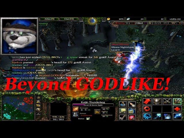 DOTA 1 | STORM SPIRIT BEYOND GODLIKE! (Never Feed Storm)