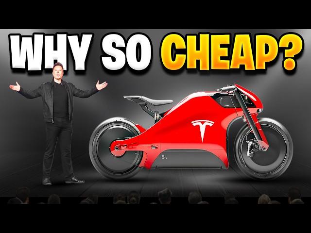 Elon Musk JUST UNVEILED NEW Tesla Electric Motorcycle For A Price You'd Never Expect!